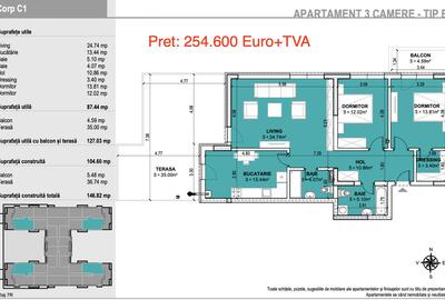 Apartament decomandat în Militari