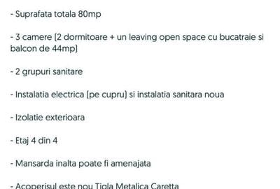 Apartament cu 3 camere în Central - 7