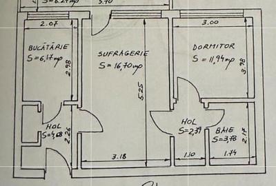 2Camere , Semi Confort1, 53mp, Parter, necesita RENOVARE completa 2Camere , Semi Confort1, 53mp, Parter, necesita RENOVARE completa - 2
