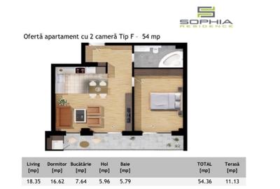 Apartament cu 2 camere semidecomandat în Bună Ziua - 8