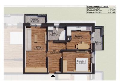 Vănd Apartament 2 Can Strada Trifoiului Dobroesti Fundeni - 12