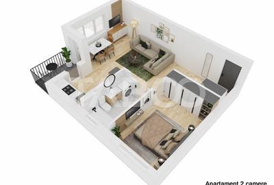FARA COMISON ! Apartament 2 camere 51 mpu si balcon zona Doamna Stanca - 5
