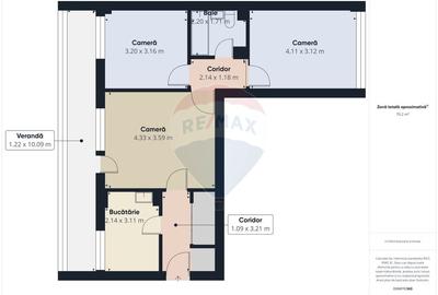 Apartament cu 3 camere de vanzare in zona Campia Libertatii - 10