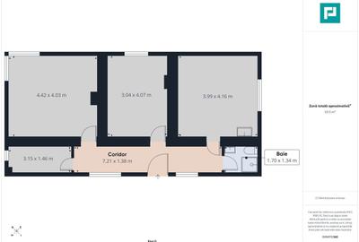 Casă cu 3 camere cu Canalizare în Central - 15