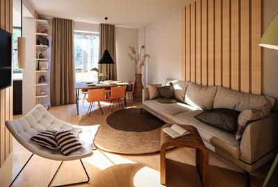 Apartament de vânzare | 1,5 camere + balcon, compartimentare practică | - 4