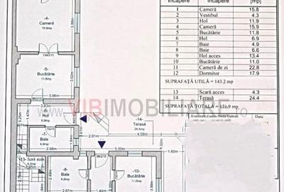 Casă cu 8 camere cu Canalizare în Bucureștii Noi - 6