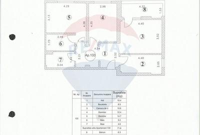 Apartament cu 3 camere de vânzare, 2 bai Complex Pollux - 13