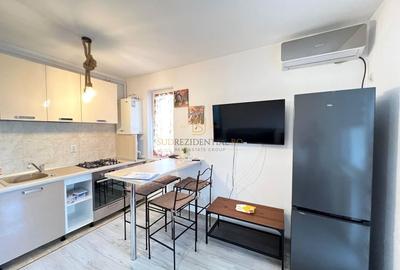 Apartament cu 2 camere semidecomandat, mobilat în Apărătorii Patriei