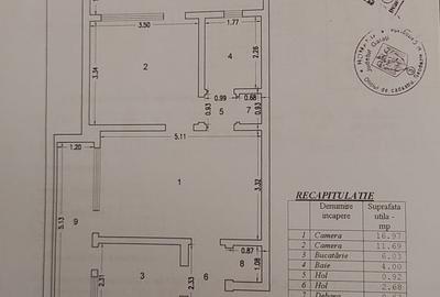 65.000 euro, NEGOCIABIL, 2 camere, 2 balcoane, etaj1, 57mp, Tiglina2 - 3