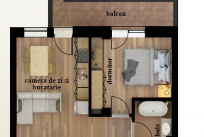 Apartament nou 2 camere | 55 mp construi?i | Etaj 1 | S - 3