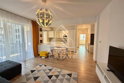 Apartament cu 3 camere semidecomandat, mobilat în Giroc - 1