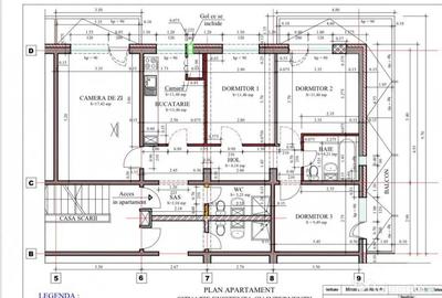 Apartament cu 4 camere decomandat în Central - 1