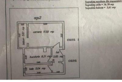 Apartament cu 2 camere decomandat în Central