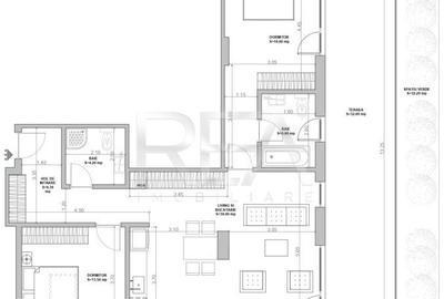 Apartament cu 3 camere semidecomandat în Matei Voievod - 9