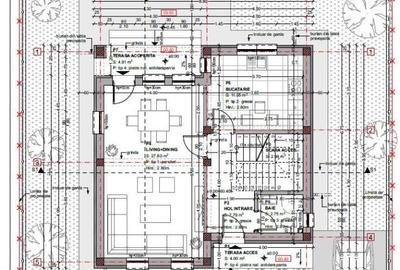 Casa la rosu cu placa de beton peste etaj Berceni, Ilfov - 6