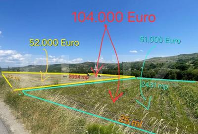 Teren intravilan, construibil in MACICASU , 3 KM de la Chint - 5
