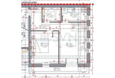 REA1025065 Apartament 2 camere de vanzare Uverturii - 13