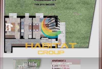 Pallady 2 camere cu gradina de 123.2 mp, bloc tip boutique - 8