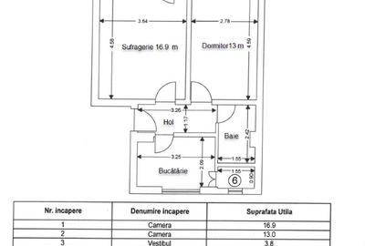 Proprietar, vând apartament cu 2 camere și balcon - 11