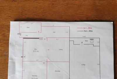 Apartament cu 2 camere semidecomandat în Pădurii - 2