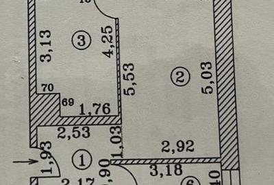 Apartament cu 2 camere semidecomandat în Tineretului - 1