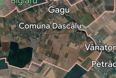 DJ200 Dascalu  Suprafata Compacta  4, 4 Hectare (20eur/mp)Teren Intravilan Mixt - 1