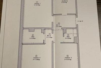 Girocului-Lidl | Decomandat | 2 Balcoane | 2 bai | Mobilat-Utilat - 9