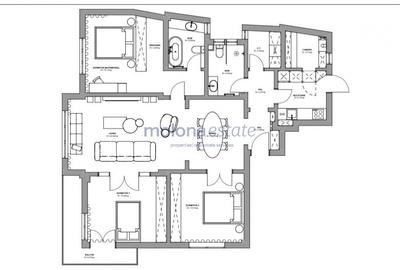 Apartament cu 4 camere în Ultracentral