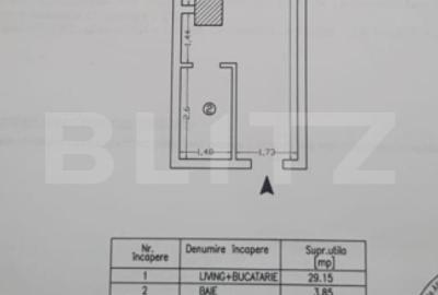 Garsonieră decomandată, mobilată în Central - 4
