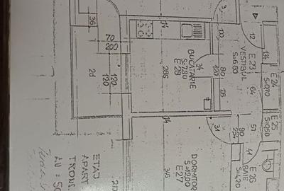 Apartament cu 2 camere decomandat în Tineretului - 1