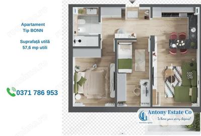 Apartament cu 2 camere în Iosia - 2