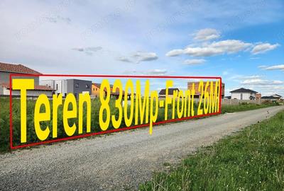 Teren de 830 mp, în Săcălaz