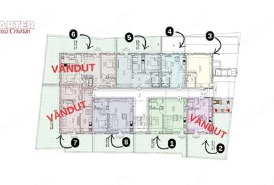 Apartament cu 2 camere decomandat în Mangalia - 9