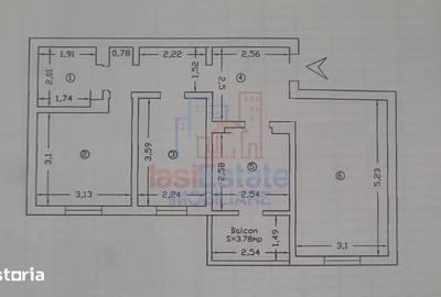 Apartament cu 3 camere decomandat în Canta - 1