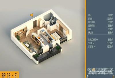 Apartament 2 camere decomandat  Theodor Pallady Metrou Nicolae Teclu - 5