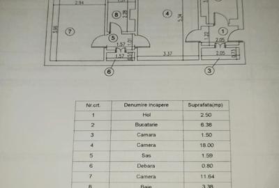 Apartament cu 2 camere în Tineretului - 1