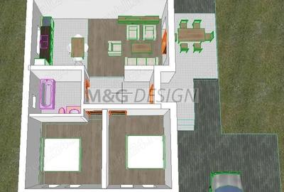 Casă individuală cu 3 camere cu Teren 300 Mp în Sânandrei - 3