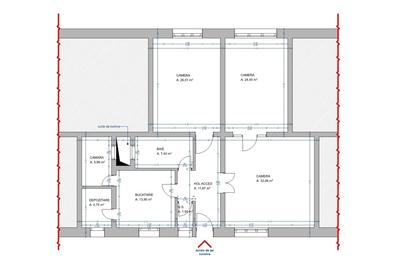 Apartament cu 2 camere semidecomandat în Central