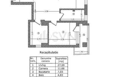 Apartament cu 2 camere decomandat în Chibrit - 10