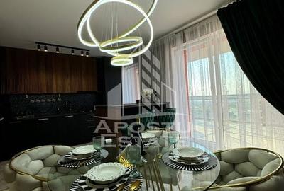 Apartament cu doua camere, mobilat LUX, etajul 11 - 12