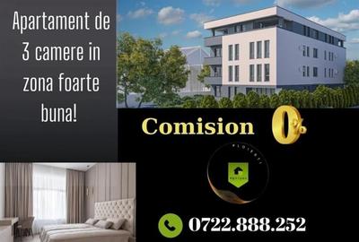 Apartament cu 3 camere decomandat în Albert