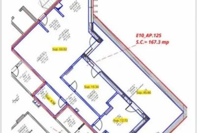 Apartament cu 3 camere decomandat în Central - 3