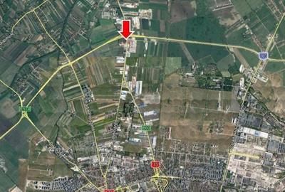 Teren pretabil showroom si hale  - 7673 mp - 2