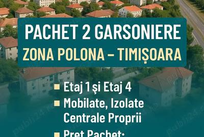Vand pachet 2 garsoniere confortabile, pre? avantajos!