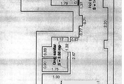 Spatiu comercial - 80 mp - Vasile Aaron - intrare din strada - 2 bai - 4