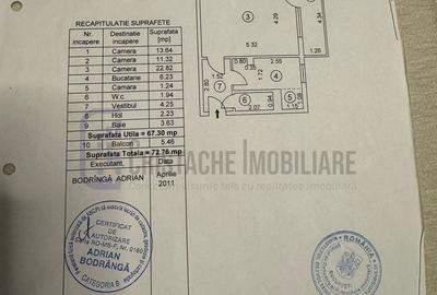Apartament cu 3 camere semidecomandat, mobilat în Drumul Taberei - 7
