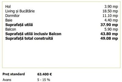 2 camere tip studio zona sos Magurele sector 5 finalizare 2026 2 camere tip studio zona sos Magurele sector 5 finalizare 2026 - 7
