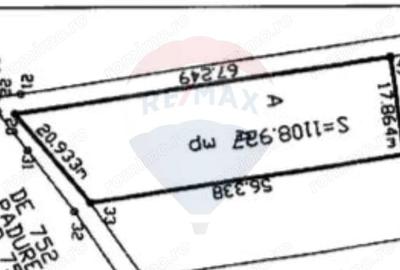 Teren de 1109 mp, în Vlădiceasca