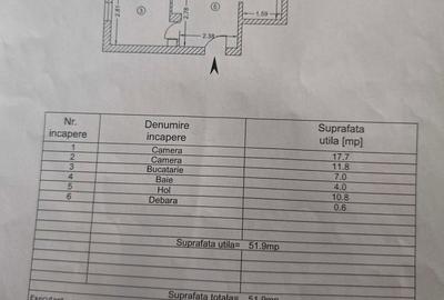 Apartament cu 2 camere decomandat în Piața Centrală - 5