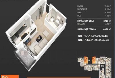 Berceni Popesti-Metrou Garsoniera 40.90mp- pret 71600 euro Berceni Popesti-Metrou Garsoniera 40.90mp- pret 71600 euro - 2